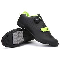 Hixingo Fahrradschuhe Herren Damen, Rennrad Und Mountainbike Schuhe Mit Gummisohle, Atmungsaktive Sneaker, rutschfeste No-Lock Fahrradschuhe MTB Schuhe von Hixingo