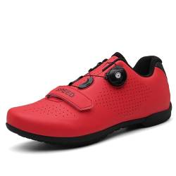 Hixingo Fahrradschuhe Herren Damen, Rennrad Und Mountainbike Schuhe Mit Gummisohle, Atmungsaktive Sneaker, rutschfeste No-Lock Fahrradschuhe MTB Schuhe von Hixingo