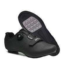 Hixingo Fahrradschuhe Herren Damen, Rennrad Und Mountainbike Schuhe Mit Gummisohle, Atmungsaktive Sneaker, rutschfeste No-Lock Fahrradschuhe MTB Schuhe von Hixingo