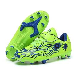 Hixingo Fußballschuhe Unisex Fussballschuhe Kinder, Flamme Drucken Fußball Schuhe Jungen Mädchen FG/AG Fussballschuhe Kinder Trainingsschuhe für Draußen Fussball Plätze von Hixingo