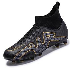 Hmhnsya Unisex Fußballschuhe Herren Professionelle Fußballschuhe High Top Spike Cleats Athletics Für Jugendliche Kinder Fußballschuhe von Hmhnsya