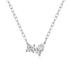 Halskette Ketten Schmuck Herren Frauen Anhänger Necklace Halsketten Für Damen, Geometrische Halskette Mit Kreuzförmigem Anhänger, Modisch, 40 Cm von Hmsanase