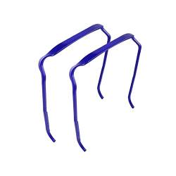 2 Stück Lockiges Dickes Haar Quadratisches Stirnband, Unsichtbarer Haarreifen, Lockiges Dickes Haar Großes Stirnband, lockiges Haar Stirnband, Frisurenfixierungswerkzeug, für Generisch (Blau) von HoGeGe