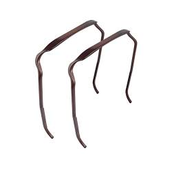 2 Stück Lockiges Dickes Haar Quadratisches Stirnband, Unsichtbarer Haarreifen, Lockiges Dickes Haar Großes Stirnband, lockiges Haar Stirnband, Frisurenfixierungswerkzeug, für Generisch (Schwarz) von HoGeGe