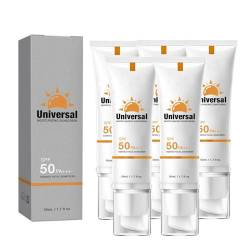 sunscreen for face,Moisturizing Face Sunscreen Lotion With Spf 50,Weightless & Refreshing Feel,Moisturizing Sunscreen Is Lightweight And Refreshing Non And Does Not Harm The Skin (black, 5PC) von HoGeGe