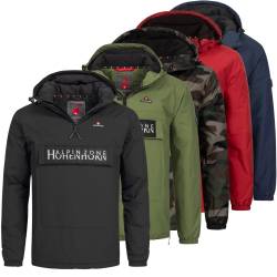 Höhenhorn Allesso Herren Jacke mit Bauchtasche Windbreaker Gefüttert L / Dunkelblau von Höhenhorn