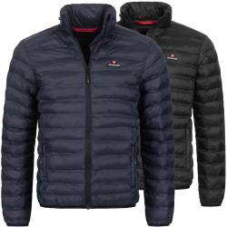 Höhenhorn Bergmaster Herren Jacke Übergangsjacke Steppjacke mit Kapuze L Schwarz von Höhenhorn