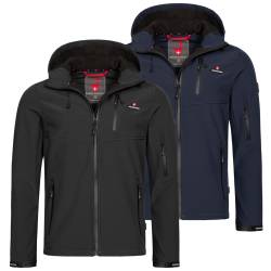 Höhenhorn Breithorn Herren Softshell Jacke Outdoor Funktionsjacke L Schwarz von Höhenhorn