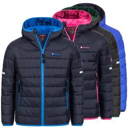 Höhenhorn Krocko Kinder Jacke Jungen Mädchen Übergangsjacke Steppjacke 104 Blau/Dunkelblau von Höhenhorn