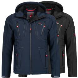 Höhenhorn Schilthorn Herren Softshell Jacke Outdoor Funktionsjacke Freizeitjacke S Midnight-Black von Höhenhorn