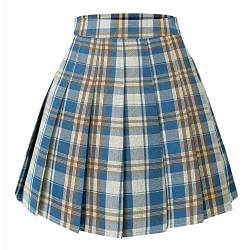 Hoerev Damen Mädchen Faltenrock Skirt Tennisrock Tennis Rock,34,S von Hoerev