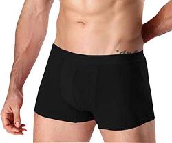 Hoerev Packung mit 4 Herren Super Soft and Comfortable Fiber Trunks Unterwäsche,Gemischt,M von Hoerev