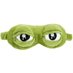 Hofar Gesichtswäsche Stirnband Augenmaske Haarband mit Froschaugen Coral Fleece Cartoon niedlich kreativ Haarschmuck von Hofar