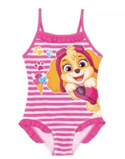 Paw Patrol Mädchen Badeanzug Swimsuit Skye Kinder Schwimmanzug Summer Farbig (as3, Age, 4_Years, Regular, Pink) von Hogo Fitness