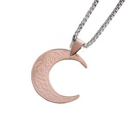 Arabische Ayatul Kursi Anhänger Islamisches Gebet Kalligraphie Medaille Halskette für Männer Frauen Mode Personalisiertes muslimisches Ramadan Geschenk von Hokech