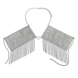 BH-Kette Brust Dessous Halskette für Frauen Körperschmuck Boho Quaste Festival Bikini Nachtclub Sommer Accessoires von Hokech