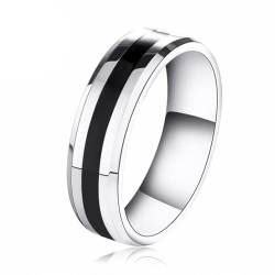 Hokech 316L Edelstahl Paar Ring Mode Design Ring für Männer und Frauen Beliebter Ring von Hokech