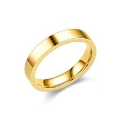 Hokech Schwarz Gold Silber Farbe Trendige Edelstahl Schwarze Ringe für Frauen Neue Mode Eheringe Männer Schmuck von Hokech