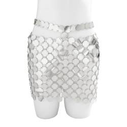 Kunststoffpailletten Neckholder-BH Brustkettenkleid für Frauen Boho Sommer Bikini Unterwäsche Party Körperschmuck Set von Hokech