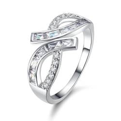 Mode Geometrische Ringe für Frauen Schmuck Weibliche Persönlichkeit Kunst Ring Damen Hochzeit Verlobungsringe Valentinsgeschenke von Hokech