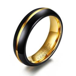 Neue Blaugoldfarbe 100% Wolframkarbid Ehering für Männer Frauen Hochzeit Punk Vintage Ring Schmuck Geschenke von Hokech