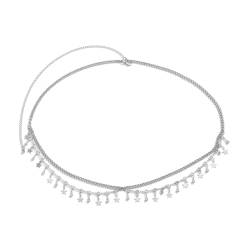 Strass Stern Quaste Anhänger Taille Bauchgürtel Kette für Frauen Sommer Bikini Rave Körperschmuck Accessoires von Hokech