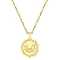 Symbol der Artemis Halskette Frauen Männer Artemis Amulett Amulett Mond Symbol Mythos Göttin der Jagd Anhänger Kettenschmuck von Hokech