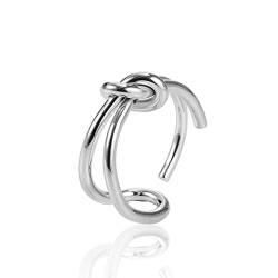 Twist Geometrisches Design Goldringe für Frauen Mode Damen Finger Ring Schmuck Weibliche Hochzeit Verlobungsringe Valentinsgeschenke von Hokech