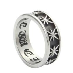 Viking Celtics Knoten Ring für Frauen Männer Retro Edelstahl Nordisches Amulett Ringe Verlobung Hochzeit Schmuck Geschenk von Hokech