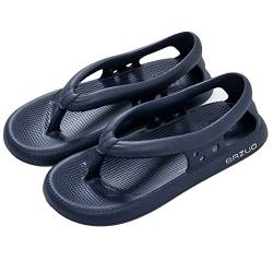 Hokuto Bazuo Sandalen, Unisex Sommer Bazuo Slides Arch Support Flip Flops Strand Badezimmer Sandale (Blau, adult, women, numeric_44, numeric_range, eu_footwear_size_system, numeric_45, medium) von Hokuto