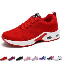 Hokuto Orthoback Schuhe Damen, Ergonomischer Schmerzlinderungs-Schuh (Red, Erwachsene, 41, Numerisch, EU Schuhgrößensystem, Breit) von Hokuto