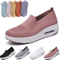 Hokuto OrthopäDische Damenschuhe, OrthopäDische Sandalen Damen, OrthopäDische Hausschuhe Damen, Slip-On Walking Shoes (Rosa, adult, numeric_41, numeric, eu_footwear_size_system, medium) von Hokuto