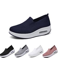 Hokuto OrthopäDische Damenschuhe, Orthopädische Turnschuhe Für Damen, Orthopädische Damen Slip-On Walking Sneaker (Blau, numeric_37) von Hokuto