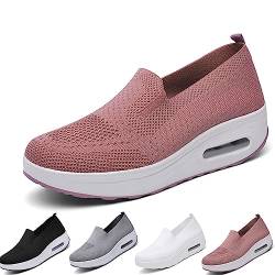 Hokuto OrthopäDische Damenschuhe, Orthopädische Turnschuhe Für Damen, Orthopädische Damen Slip-On Walking Sneaker (Rosa, numeric_40) von Hokuto