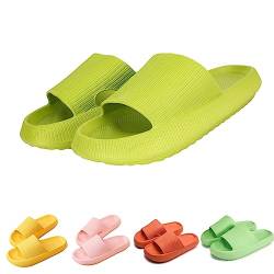 Hokuto Pummy Hausschuhe Original Sommer Pummis Weiche Damen Pummies Cozislides Wolkenschuhe Cozy Slides (Avocado, adult, women, numeric_40, numeric_range, eu_footwear_size_system, numeric_41, wide) von Hokuto