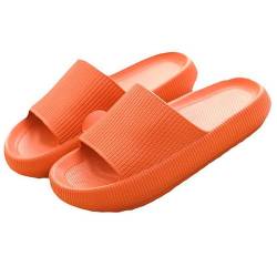 Hokuto Svadli Orthopädische Hausschuhe Damen Original, Sommer Latschen Cozy Slippers Slides for Damen (Orange, Numeric_42) von Hokuto