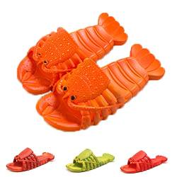 Hummer Schlappen, Hummer Flip Flops, Hummer Hausschuhe, Sommer lustige Strand Pool Party Persönlichkeits Hausschuhe Unisex (42/43, Orange, numeric_42) von Hokuto