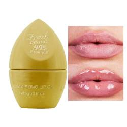 Nicht klebriges getöntes Lippenöl - Beauty Egg Shape feuchtigkeitsspendendes Lippenöl für Frauen - Lippenpflegeprodukte für Zuhause, Reisen, Treffen, Verabredungen, Arbeiten, Einkaufen Holdes von Holdes