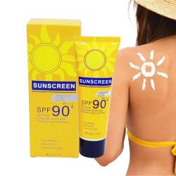 Sport-Sonnenschutz, Sonnenschutz für das Gesicht mit Lichtschutzfaktor 90, Tägliche Feuchtigkeitscreme für fettige Haut, nicht fettender Sonnenschutz für das Gesicht mit langanhaltendem Holdes von Holdes