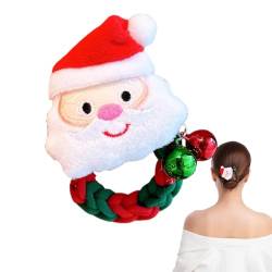 Weihnachts-Haargummis | Weihnachts-Krawattenbänder, elastische Haargummis | Weiche Weihnachts-Haargummis mit elastischer Schleife, Geburtstagsgeschenk für Frauen und Mädchen Holdes von Holdes