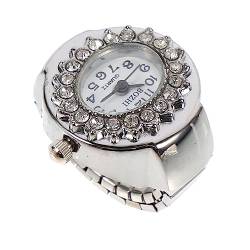 Holibanna 1stk Ringuhr Geschenk Für Männer Geschenke Für Männer Frau Kleine Uhr Normaler Glasspiegel von Holibanna