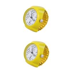 Holibanna 2 STK Herrenring Digitaluhr Spielzeuguhr Mann beobachten Frauen Uhren Weihnachtssto Damenuhren modischer Uhrenring Mini-Uhrenring beiläufig Anschauen Fall Geschenk Junge Taschenuhr von Holibanna