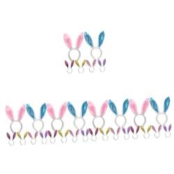 Holibanna 30 Stk Hasenohr Stirnband Mädchen-Outfit Stoffhase für Haarschmuck Kinderkleider Kaninchen-Stirnbänder für Frauen mädchen stirnbänder Karikatur Kleidung kleines Geschenk Pailletten von Holibanna