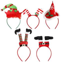 Holibanna 5 Stück Weihnachts-Stirnband Weihnachts-Haarreifen Urlaubs-Kopfschmuck Kopfbedeckungen Party-Kostüm-Dekoration Für Männer Frauen Party von Holibanna