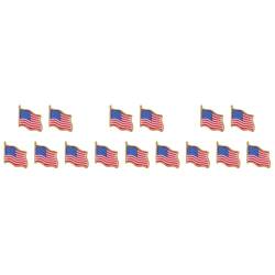 Holibanna 75 Stk Anstecknadel Geschenk für Männer Hut für Männer USA Rucksäcke Emaille-Stifte Hut Reversnadel Abzeichen der amerikanischen Flagge Mode Brosche Tag der Unabhängigkeit Rucksack von Holibanna