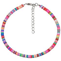 Holibanna Perlen Fußkettchen Armbänder Boho Ankle Armbänder Disc Perlen Fuß Kette für Frauen Böhmischen Sommer Strand Regenbogen Perlen Ankle Armband Bunte von Holibanna