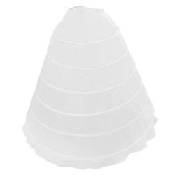 Holibanna Weihnachten Brautkleid Petticoat für Weihnachten Ballkleid Slip Unterrock 6 Hoop Reifrock, 110CM von Holibanna