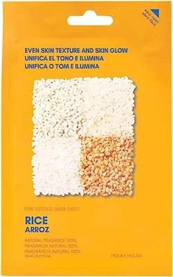 Pure Essence Mask Sheet - Rice // Mascarilla Pure Essence - Arroz von Holika Holika