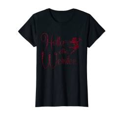 Damen Vino Weißwein Rotwein Geschenkidee - Holla die Weinfee Wein T-Shirt von Holla die Weinfee