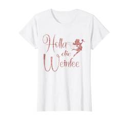 Damen Wein Vino Geschenkidee - Holla die Weinfee T-Shirt von Holla die Weinfee